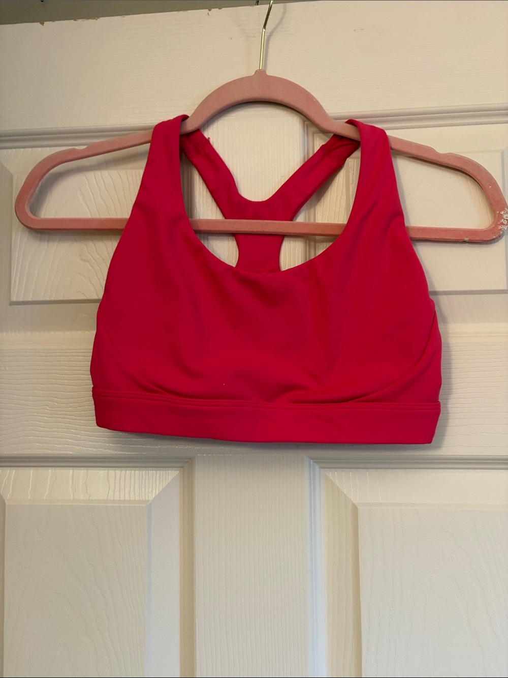 Athleta Hot Pink Racerback Sports Bra